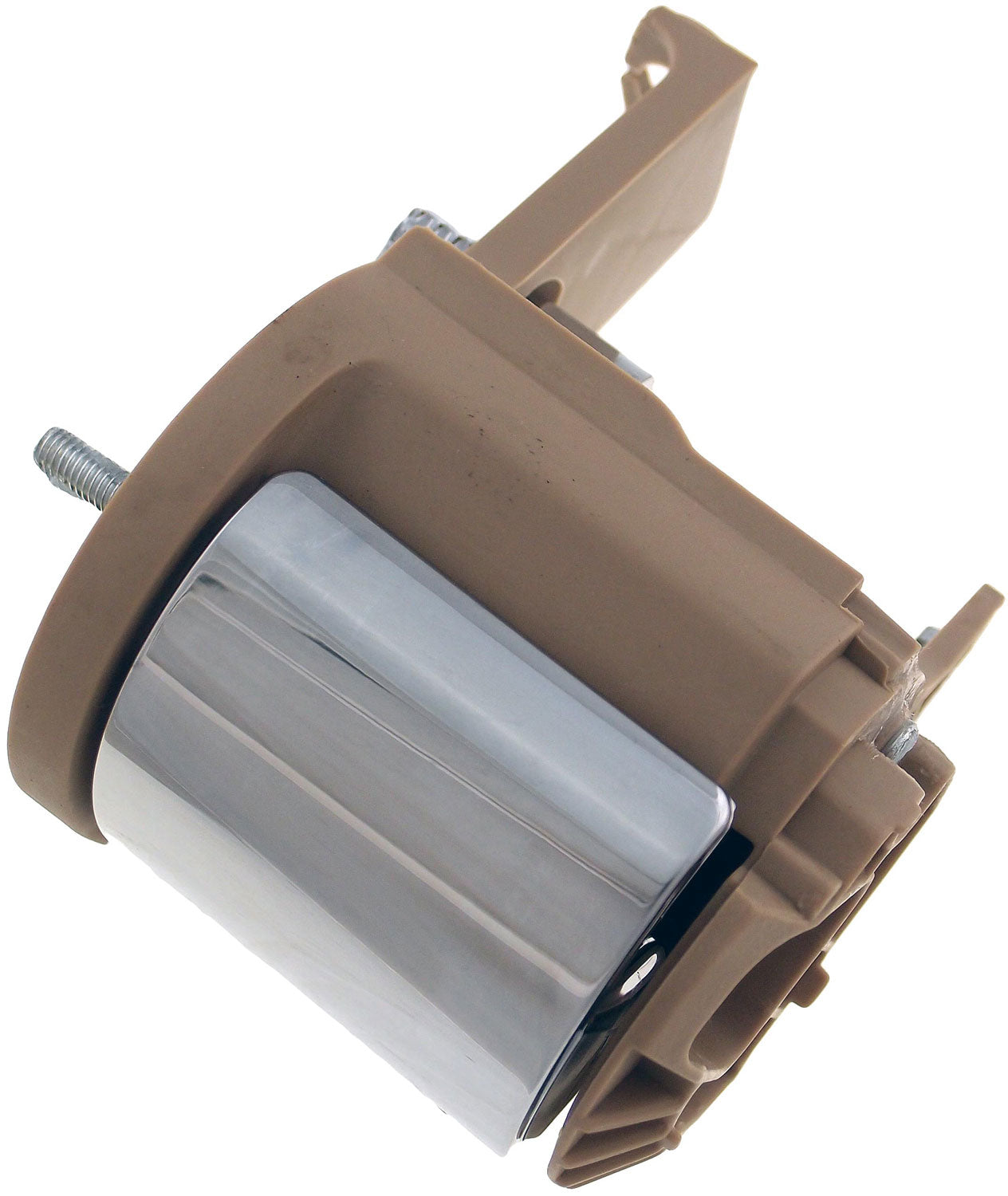 New Interior Door Handle - Front Right - Chrome & Beige (Camel) - Dorman 81705