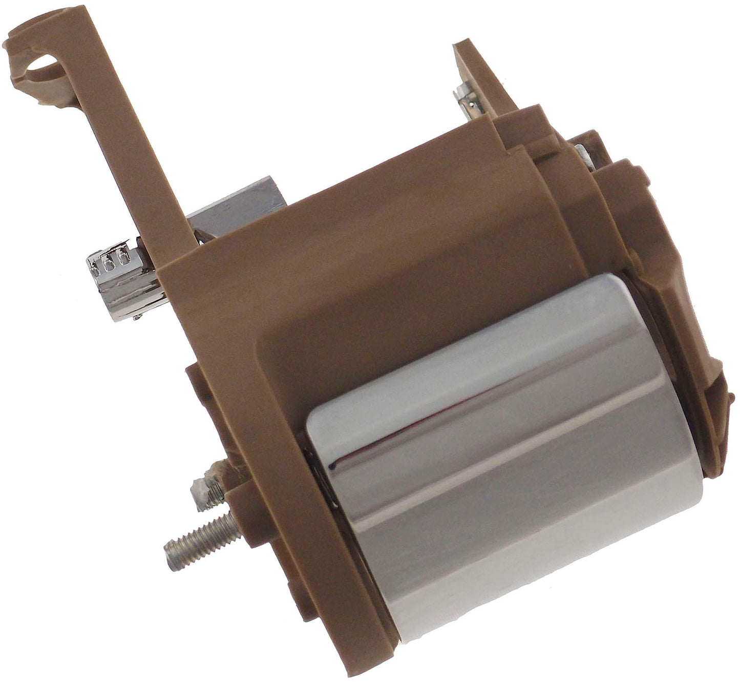 New Interior Door Handle - Rear Right - Chrome & Brown - Dorman 81713