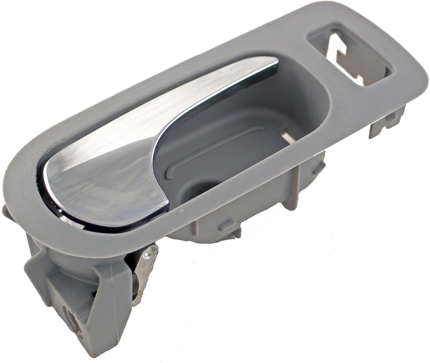 New Interior Door Handle - Front Right - Chrome & Gray - Dorman 81827