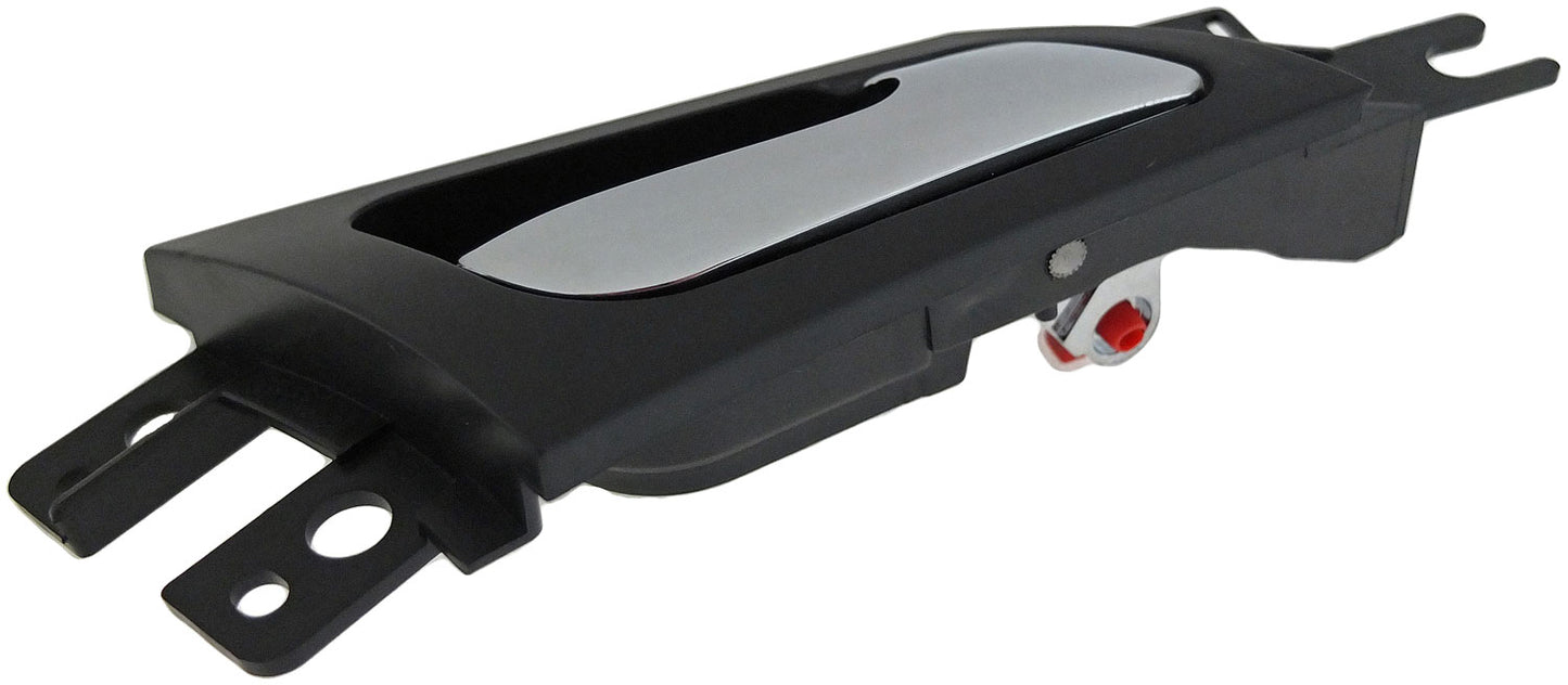 Interior Door Handle Rear Right Satin Chrome Lever/Black Housing - Dorman# 81895