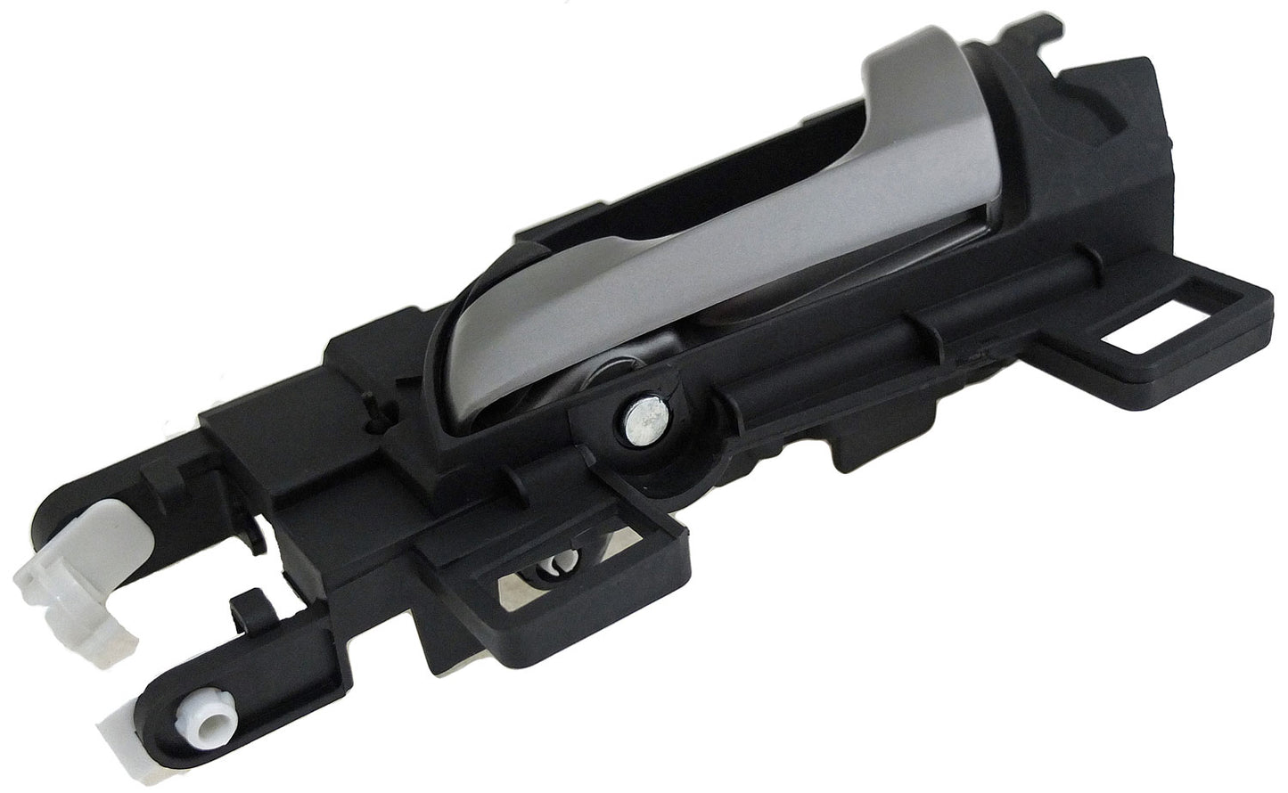 Interior Door Handle Rear Left Silver Lever/Black Housing - Dorman# 81907