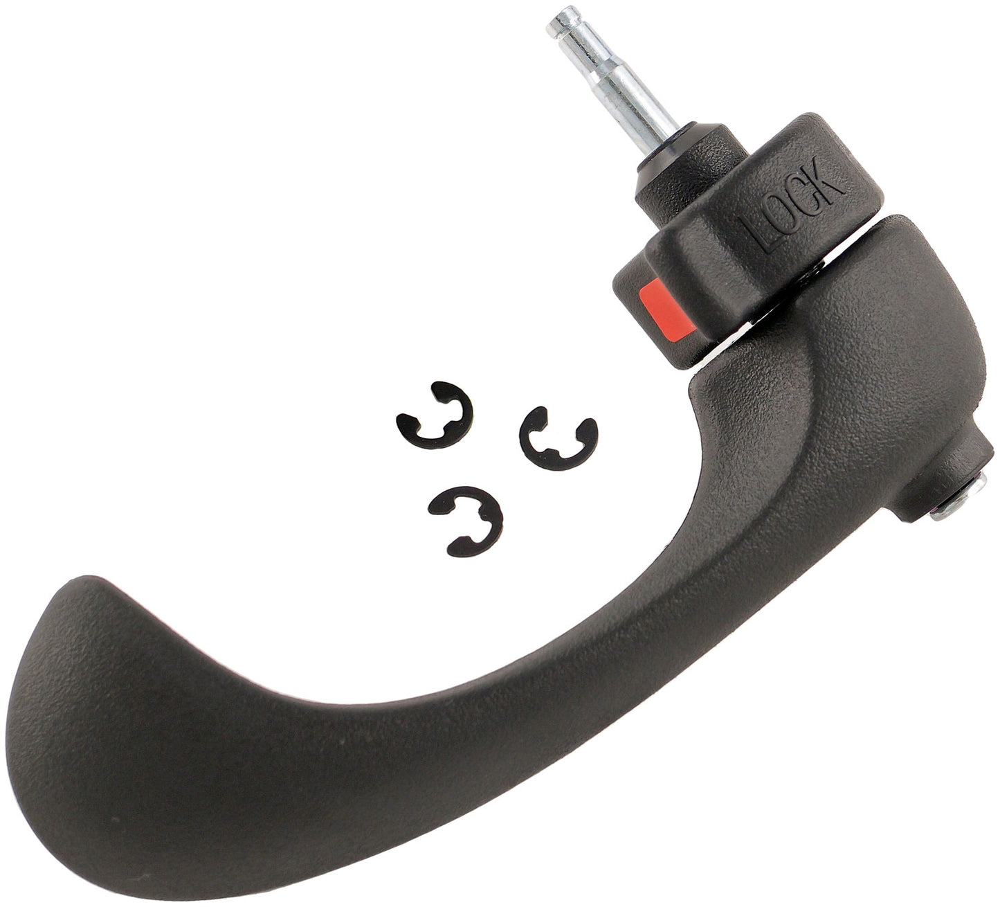 New Interior Door Handle Textured Black - Dorman 82099