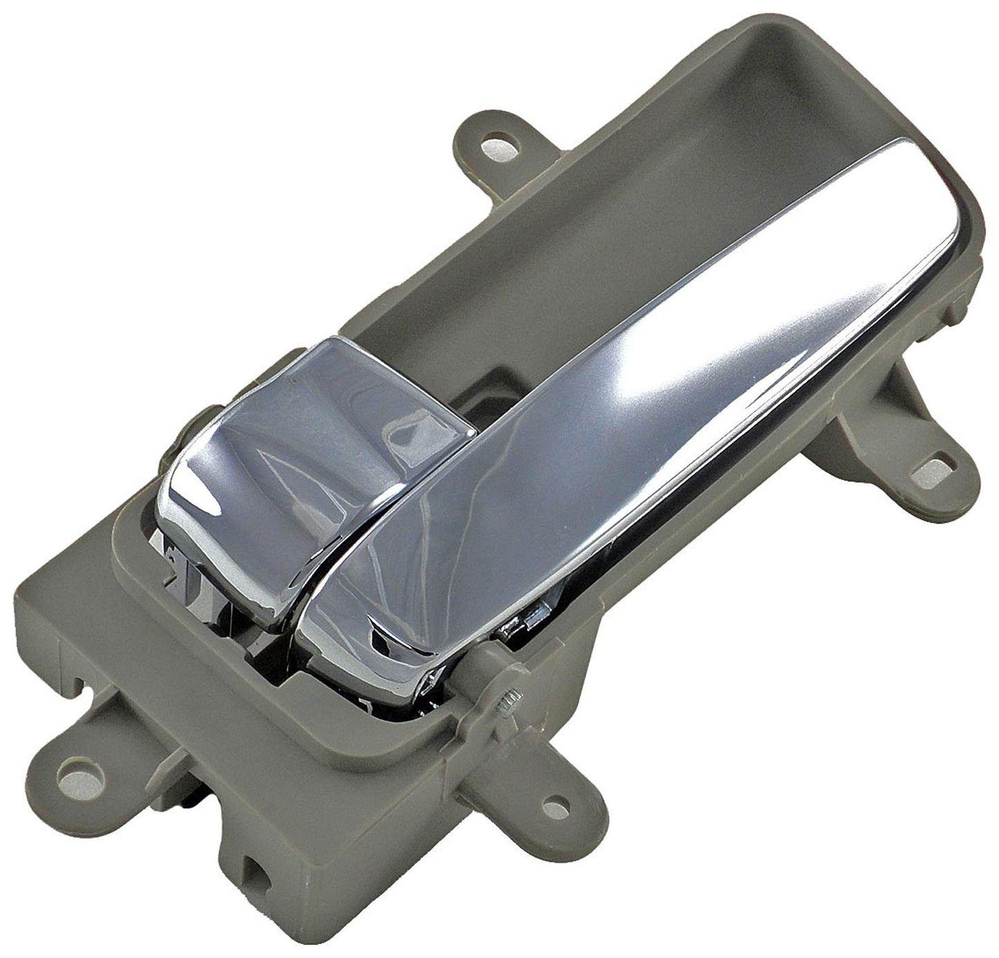 Left Gray & Chrome Interior Door Handle (Front or Rear) (Dorman# 82340)