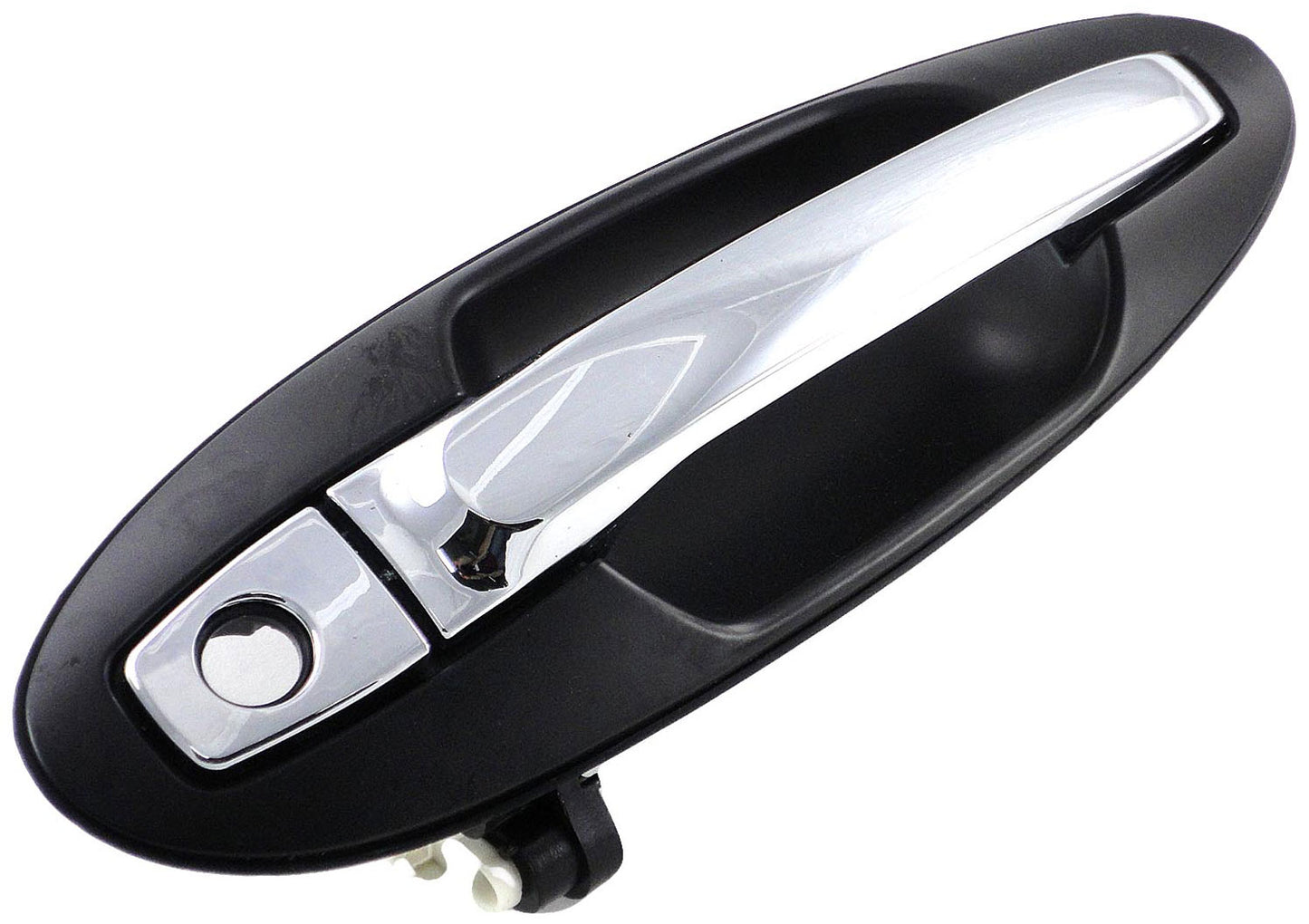 Front Left Chrome & Black Housing Exterior Door Handle (Dorman# 82420)