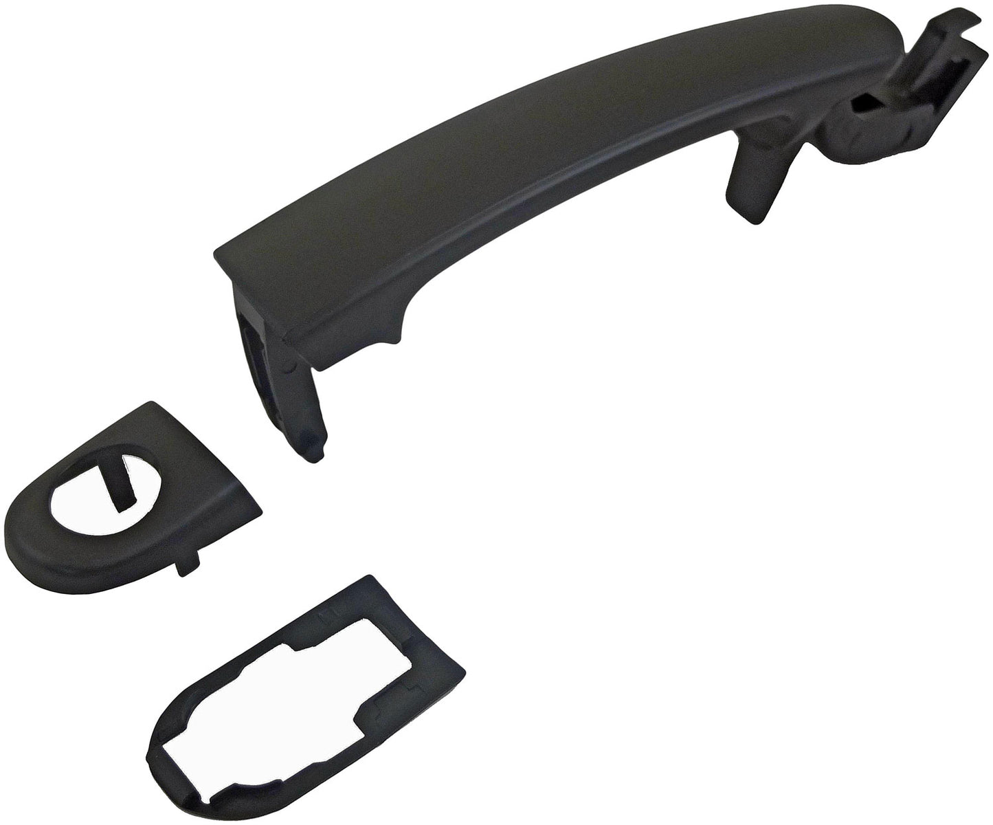 Exterior Door Handle Front Left With Keyhole Smooth Black - Dorman# 82971