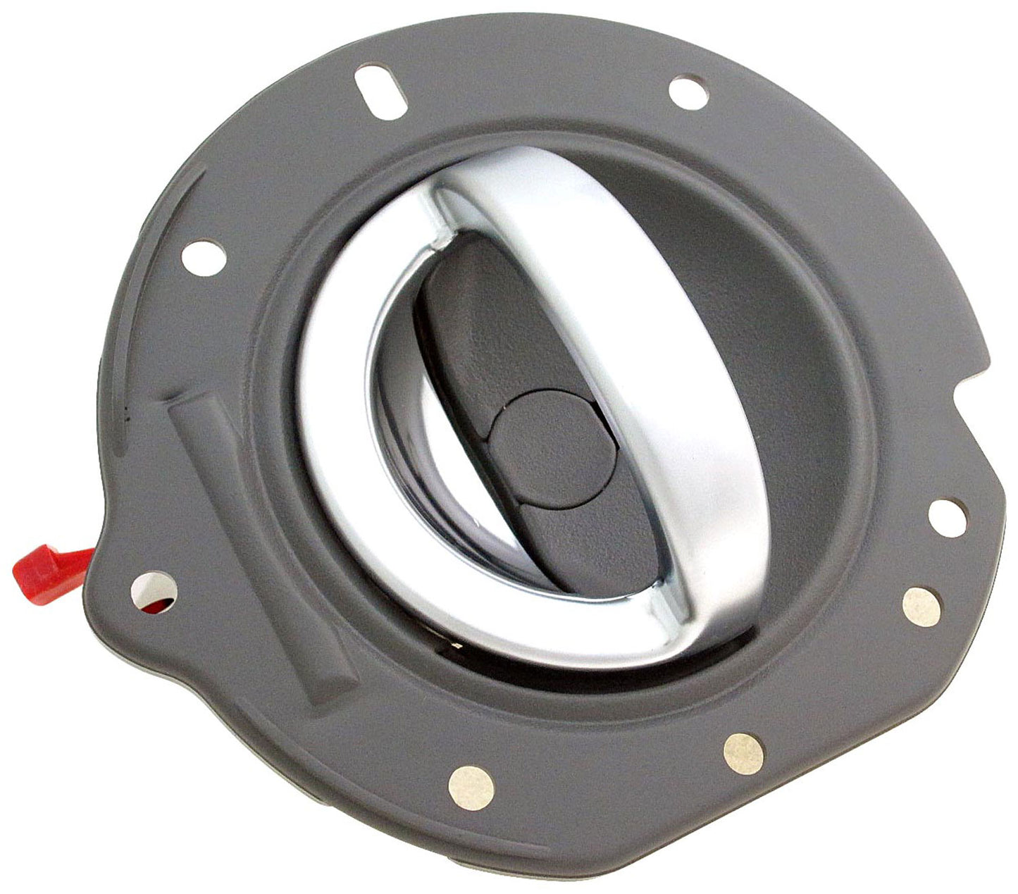 New Rear Right Interior Door Handle Gray w/ Satin Chrome Handle - Dorman# 88242