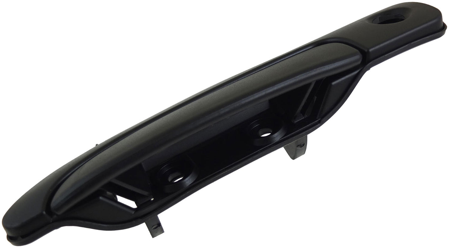 Ext Door Handle Front Left Smooth Black Lever Textured Black Housing - 90718