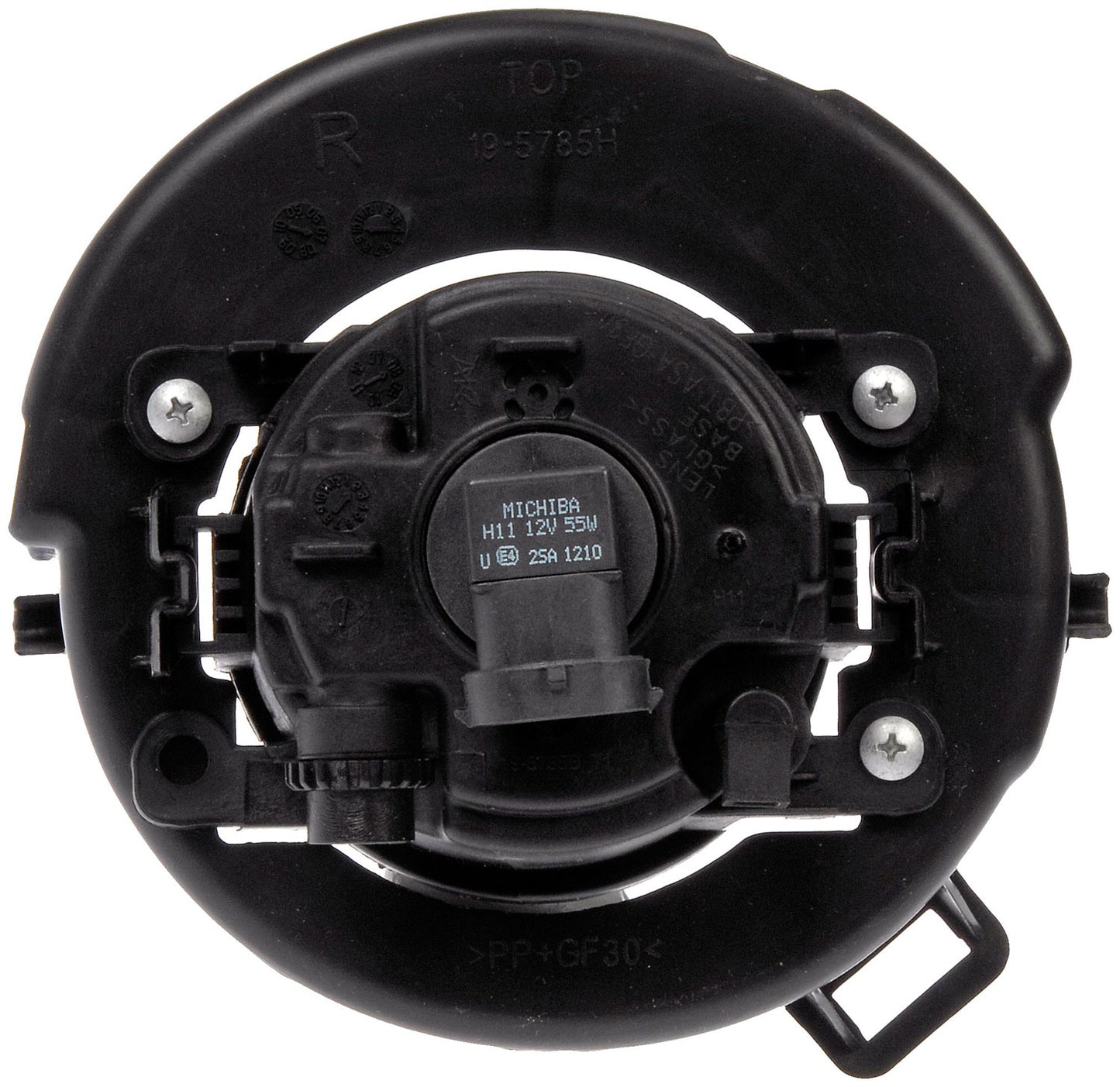 Right Fog Lamp Assembly (Dorman# 923-833) for 05-12 Nissan Frontier, Pathfinder