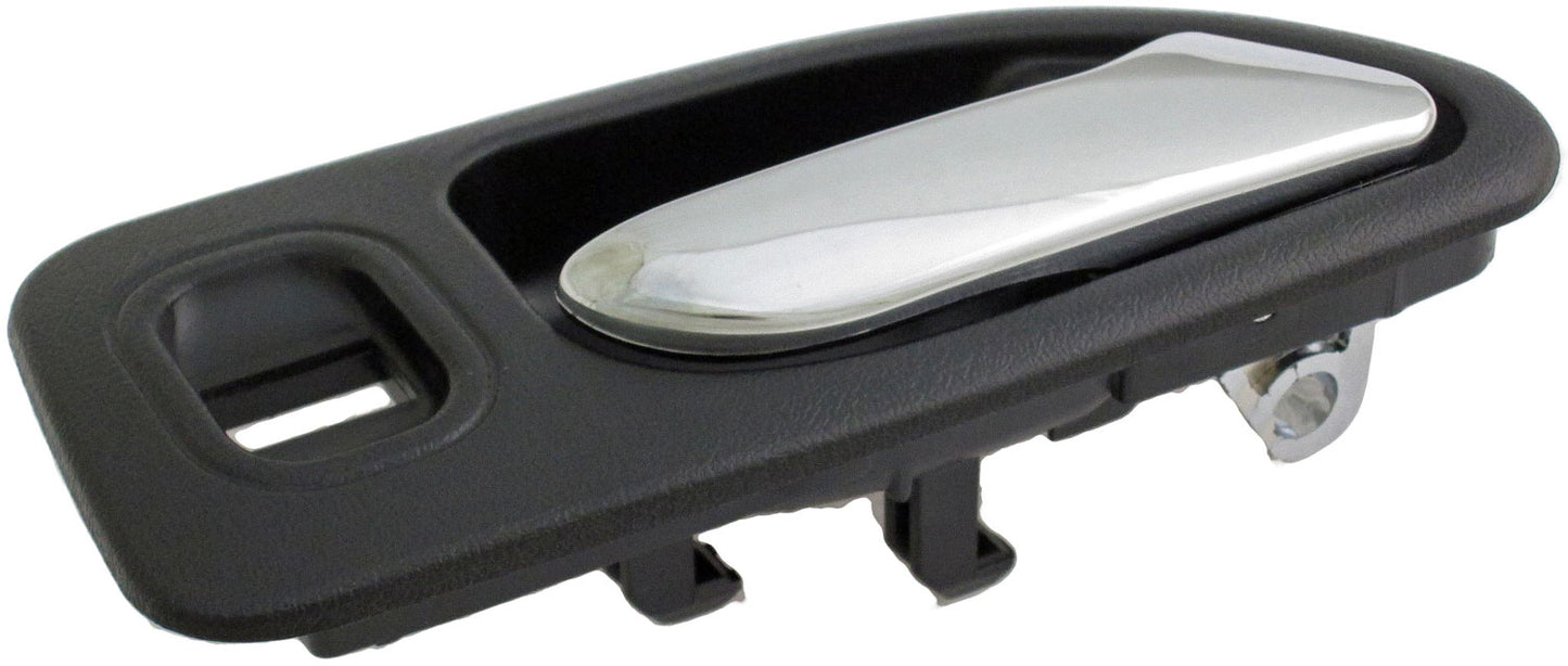 Interior Door Handle Rear Right Chrome Black - Dorman# 92417