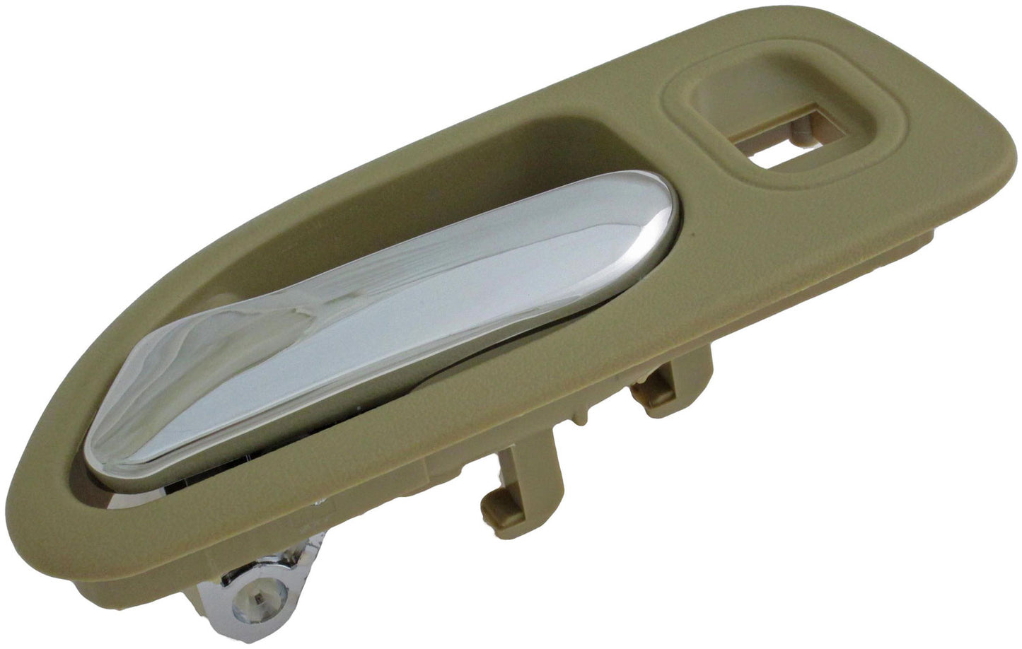 Interior Door Handle Rear Left Chrome Beige - Dorman# 92420
