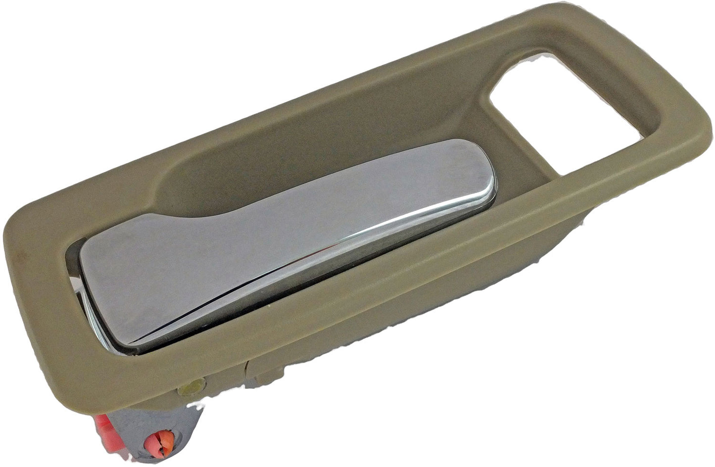 Interior Door Handle Front Left Without Power Lock Chrome/Beige - Dorman# 92453