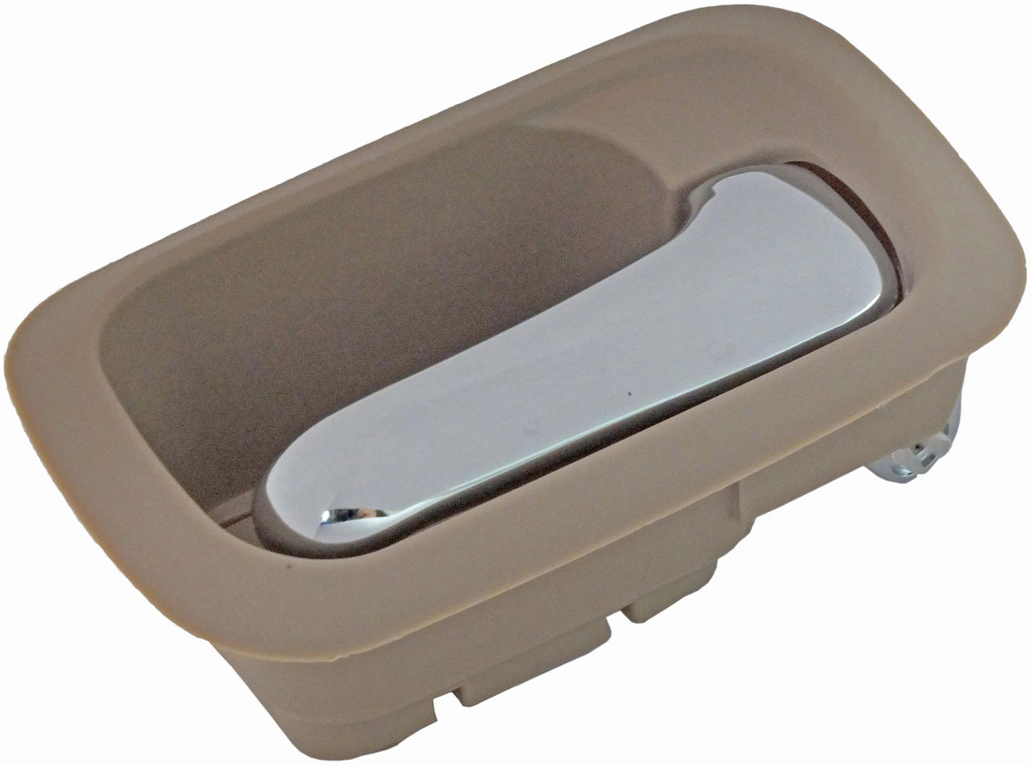 Interior Door Handle Rear Right Chrome/Beige Ivory - Dorman# 92697