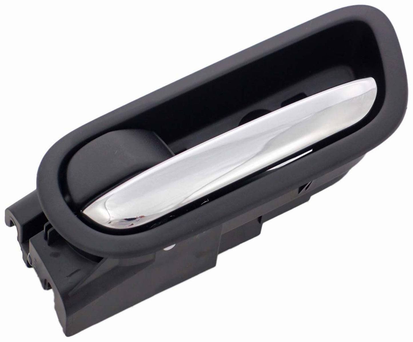 Interior Door Handle Rear Left Chrome Lever Black Housing (Dorman 93876)