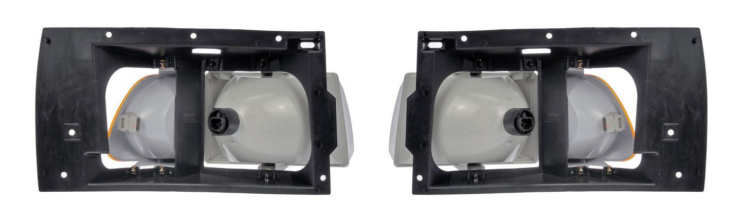PR of Left & Right H/Duty Headlights for 99-09 Sterling Dorman 888-5301 888-5302