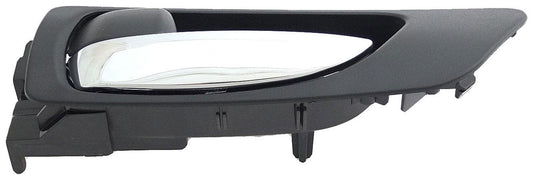 Interior Door Handle Chrome Lever Front Left Black Housing - Dorman 79856