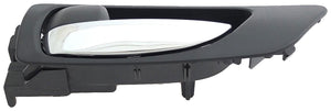 Interior Door Handle Chrome Lever Front Left Black Housing - Dorman 79856