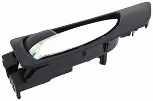 Interior Door Handle Chrome Lever Front Left Black Housing - Dorman 79856
