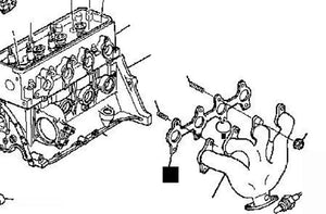 New OEM Exhaust Manifold Manifold Gasket for GM Engines: 2.2L 2.0L 1987-1997