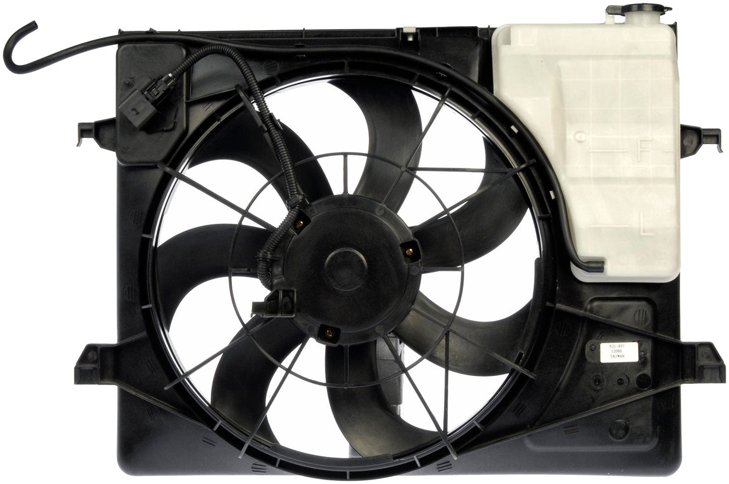 Radiator Fan With Reservoir & Resistor - Dorman 621-497