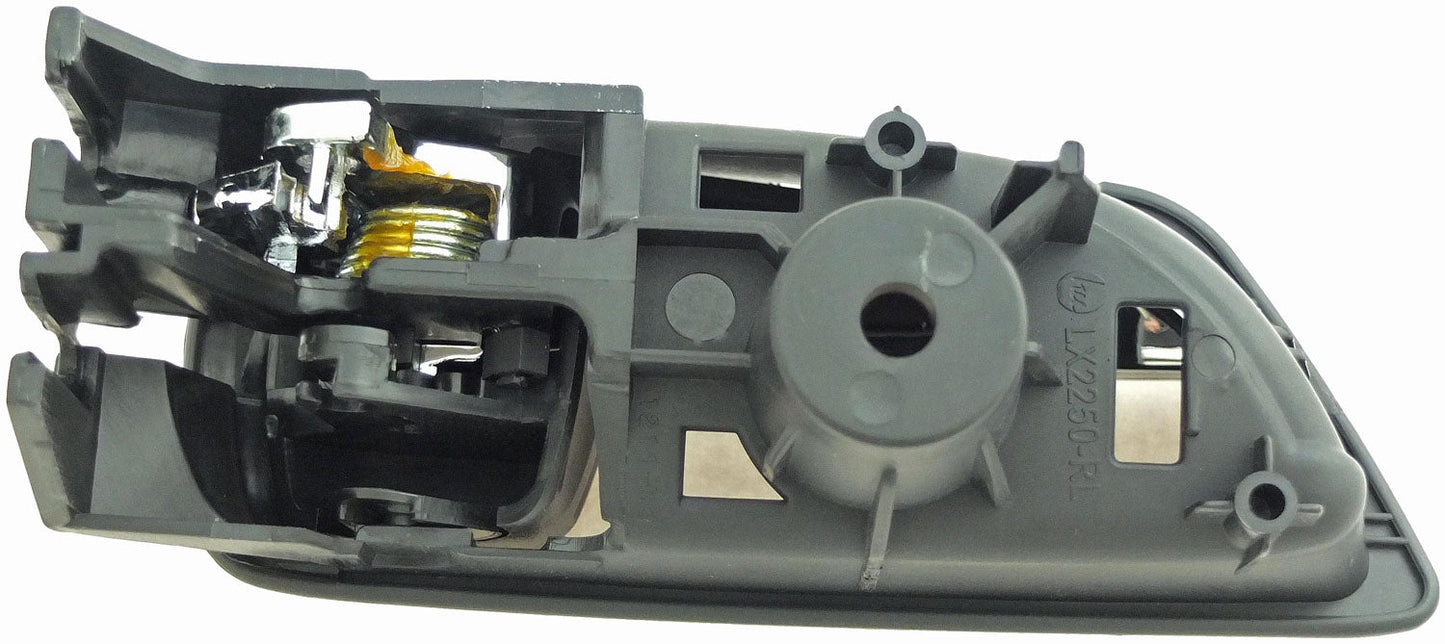 Interior Door Handle Chrome Lever Rear Left Black Housing - Dorman 79858
