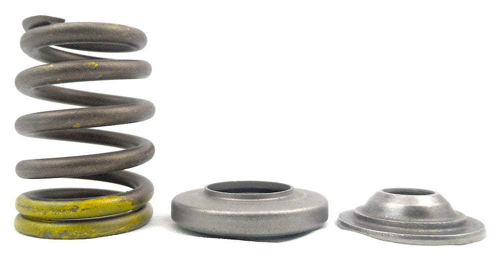 Set of New GM Valve Spring, Spring Retainer Cap & Rotator Valve