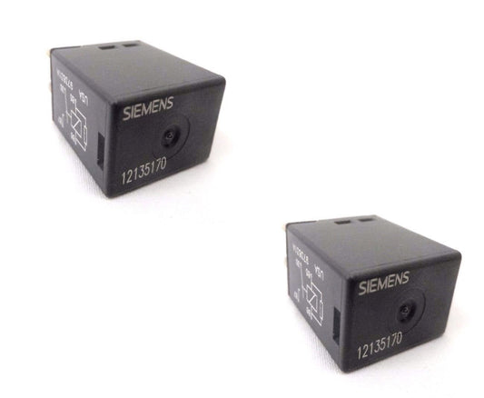 Two GM 12135170 Fuel Horn Fog Starter Headlamp 4-Pin Relay Many Functions