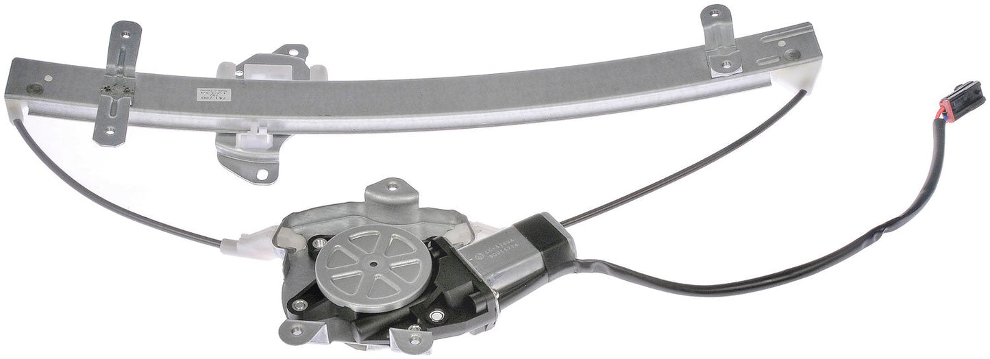 One Front Left Power Window Regulator With Motor Dorman 741-780
