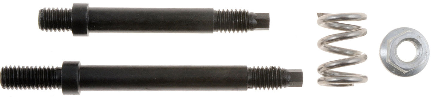 (1) 3/8-16 x 3.5" stud (1) 3/8-16 x 4.5" stud (1) Spring (1) Nut - Dorman# 03111