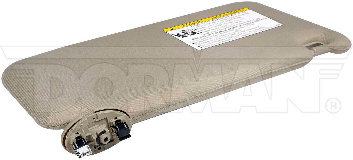 Sun Visor Dorman 74058,74320-06780-EO Fits 07-11 Toyota Camry Left Beige