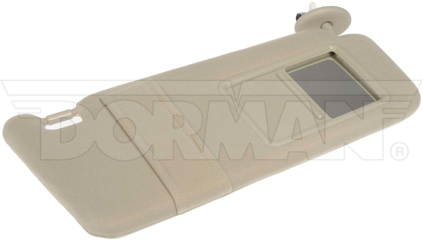 Sun Visor Dorman 74059, 74310-06770-E0, Fits 07-11 Camry Right Tan Illuminated