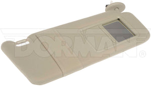 Sun Visor Dorman 74059, 74310-06770-E0, Fits 07-11 Camry Right Tan Illuminated