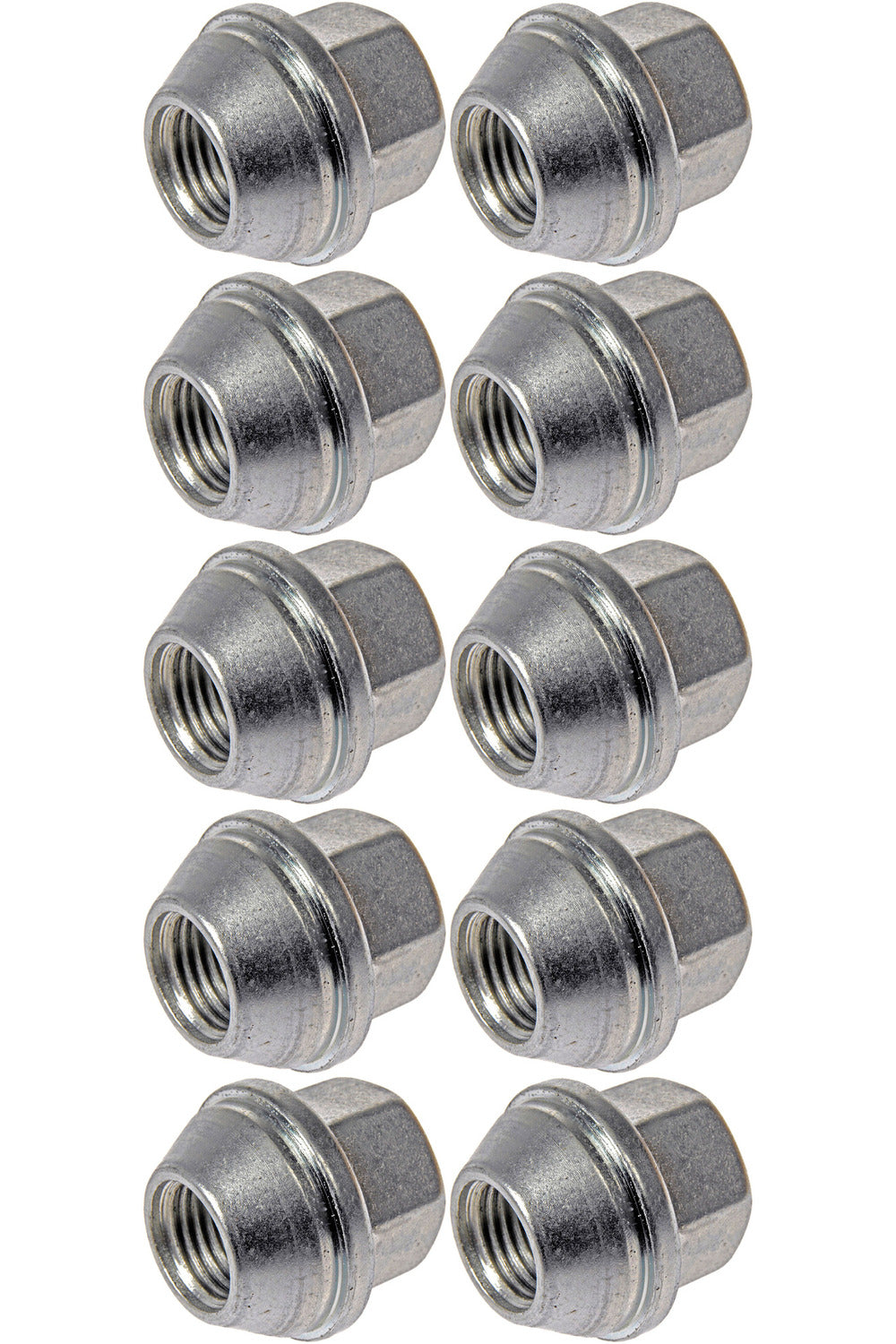 10 New Wheel Nut M14-1.50 Bulge - 21mm Hex, 26.7mm Length - Dorman 611-304