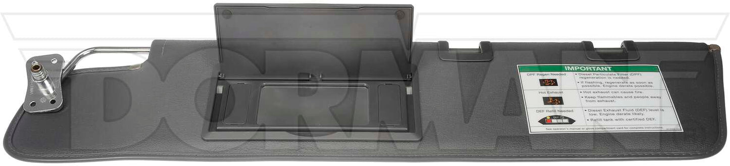 Sun Visor Dorman 924-8006, A22-68493-010 Fits 07-17 Freightliner Left Gray