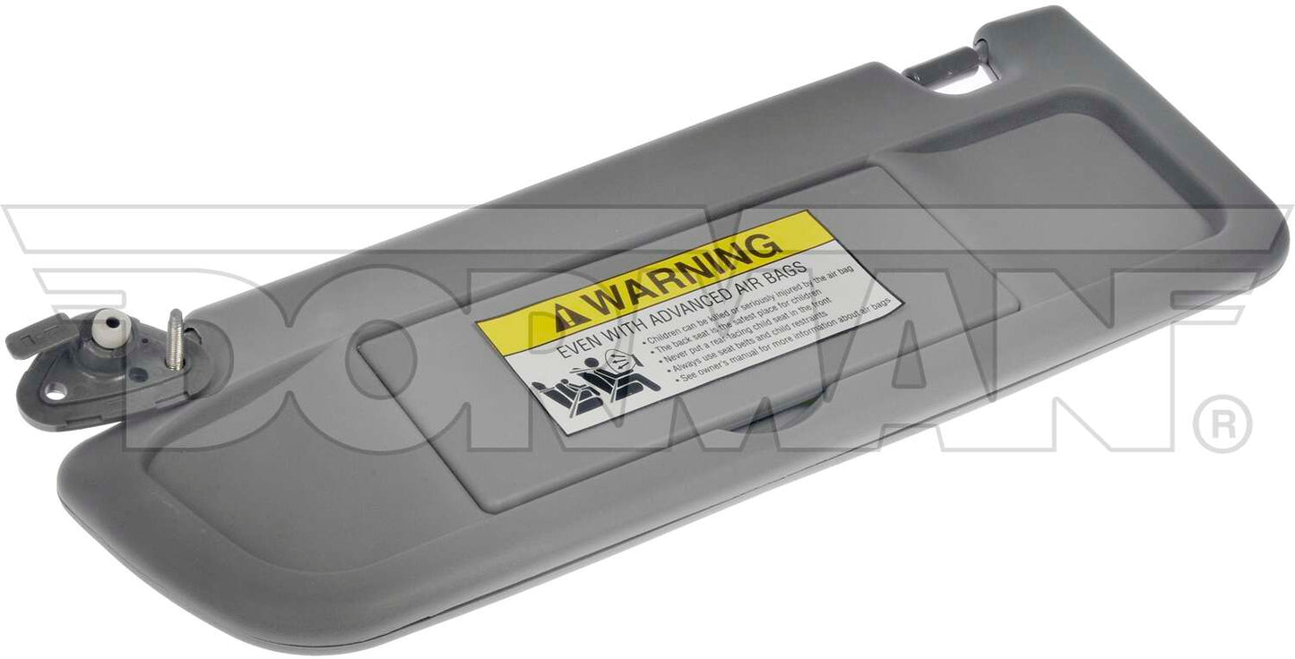 Sun Visor Panel Dorman 74439, 83280-SNA-A01ZE Fits 09-11 Honda Civic Left Gray