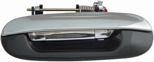 Exterior Door Handle Rear Left Chrome Lever Smooth Black House - Dorman# 88193