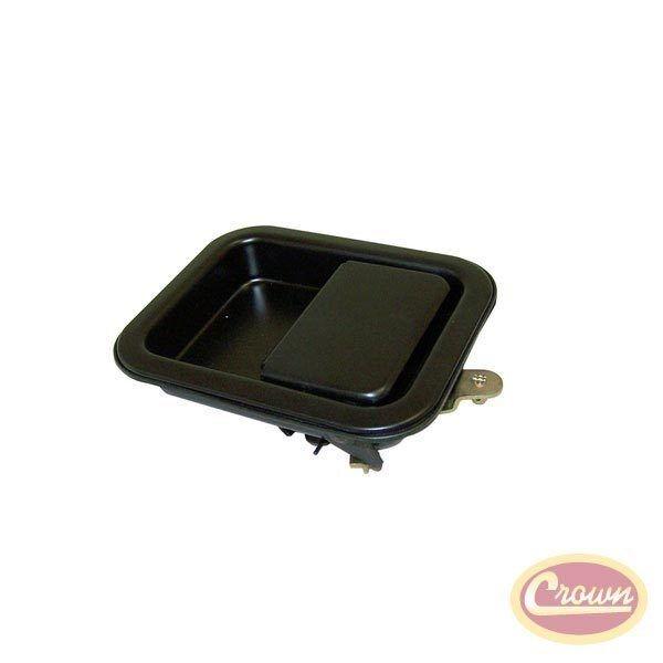 Outside Door Paddle Handle (Black) - Crown# 55076222