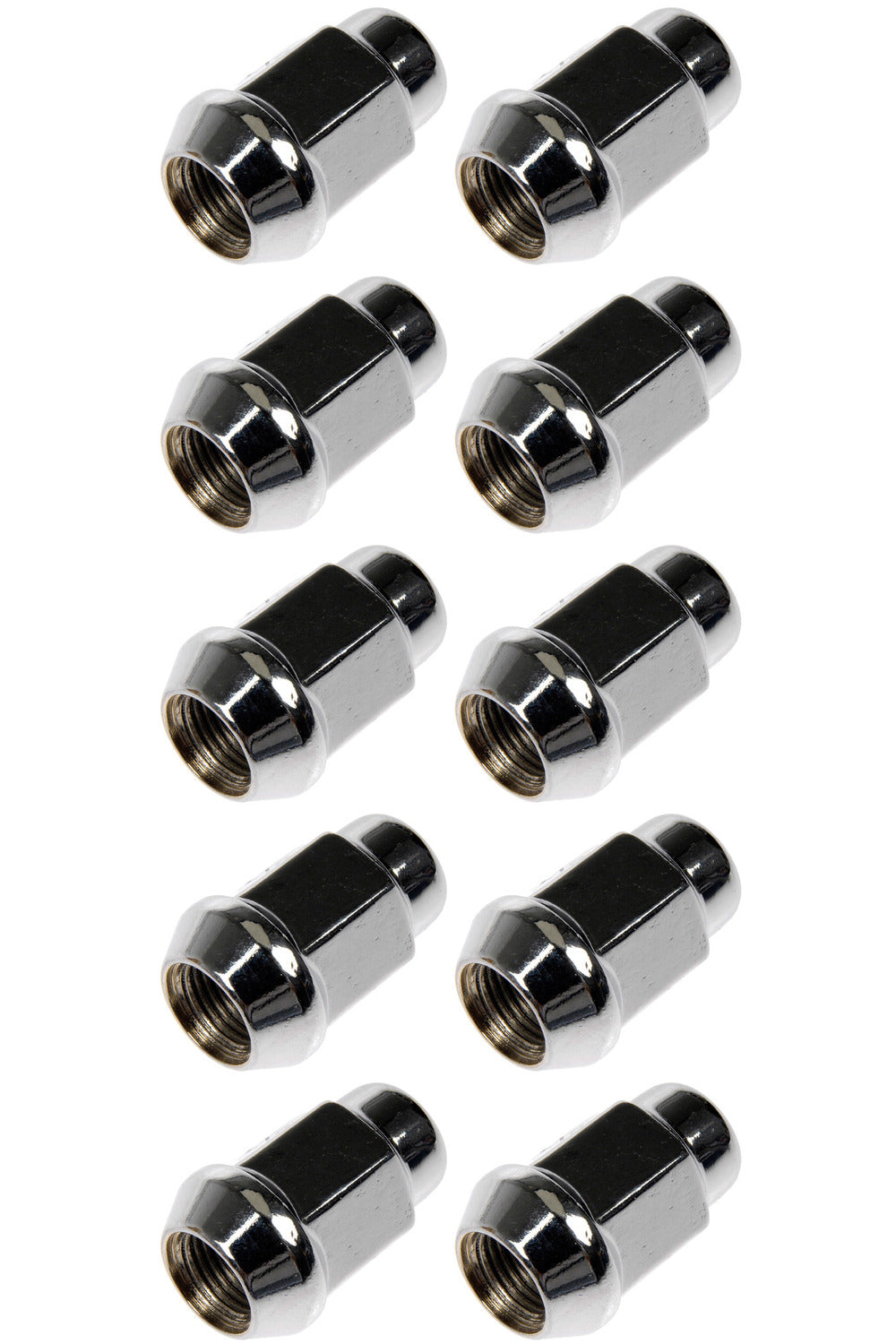 10 Wheel Nut 1/2-20 Chrome Acorn Bulge - 3/4 In. Hex, 1.39 In. - Dorman 611-325