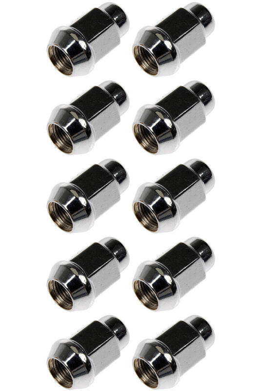 10 Wheel Nut 1/2-20 Chrome Acorn Bulge - 3/4 In. Hex, 1.39 In. - Dorman 611-325