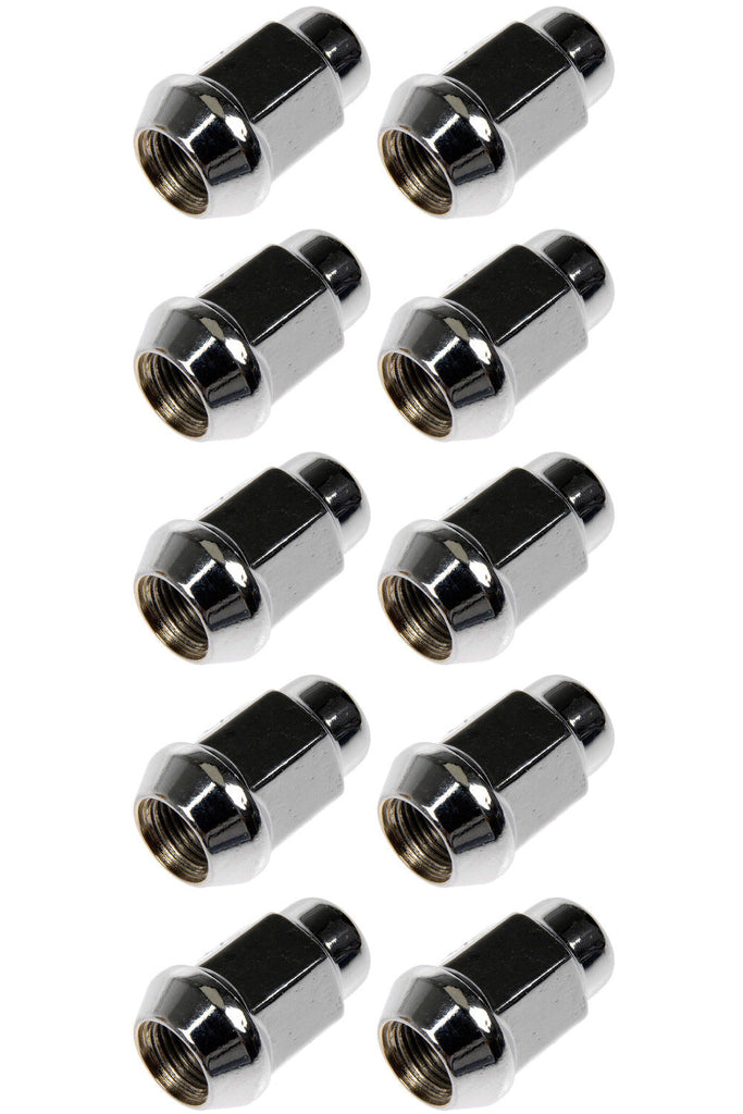 10 Wheel Nut 1/2-20 Chrome Acorn Bulge - 3/4 In. Hex, 1.39 In. - Dorman 611-325