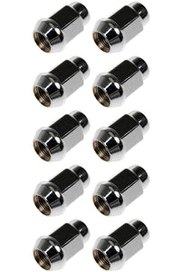 10 Wheel Nut 1/2-20 Chrome Acorn Bulge - 3/4 In. Hex, 1.39 In. - Dorman 611-325