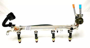 New OEM Asy. Fuel Rail +4 Injectors+Harness +Regulator for 04-05 Canyon Colorado