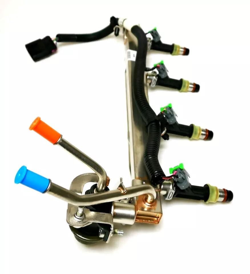 New OEM Asy. Fuel Rail +4 Injectors+Harness +Regulator for 04-05 Canyon Colorado