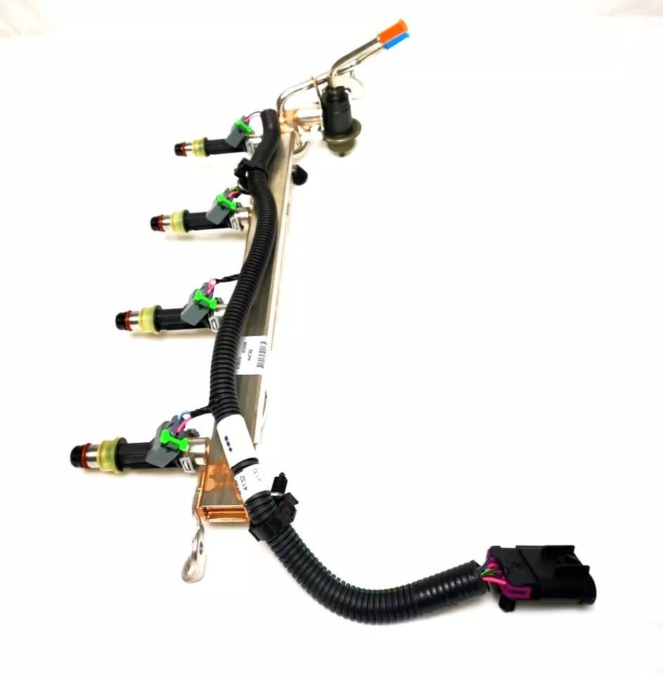 New OEM Asy. Fuel Rail +4 Injectors+Harness +Regulator for 04-05 Canyon Colorado