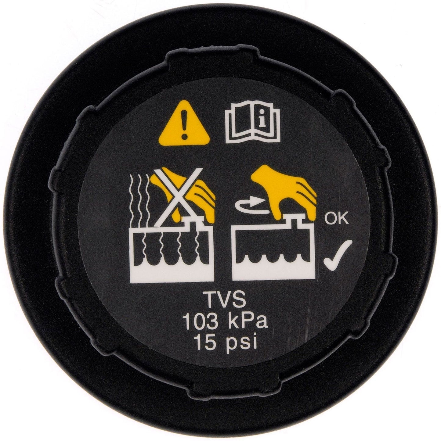 H/D Fluid Coolant Recovery Tank Cap - Dorman 902-5102 Fits 03-10 International