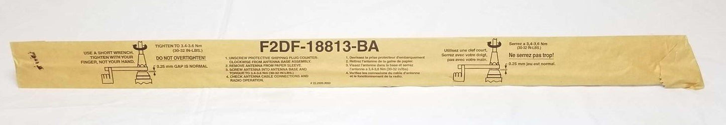 32" Long OEM 1996-2016 Ford F150 AM/FM Antenna Stainless Steel Chrome Paintable