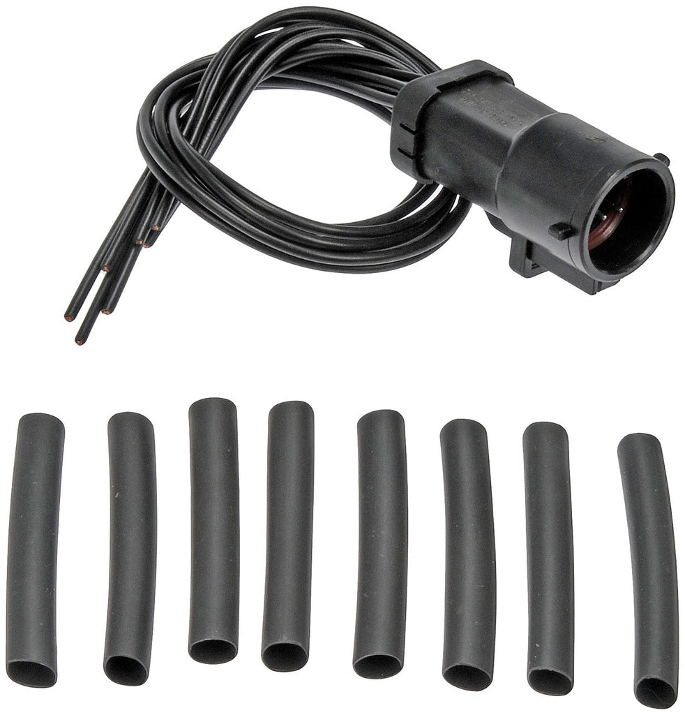 6 Wire Pigtail (Watertight Round Fem Connect, Male Terminal) Dorman# 645-101