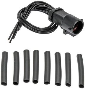 6 Wire Pigtail (Watertight Round Fem Connect, Male Terminal) Dorman# 645-101