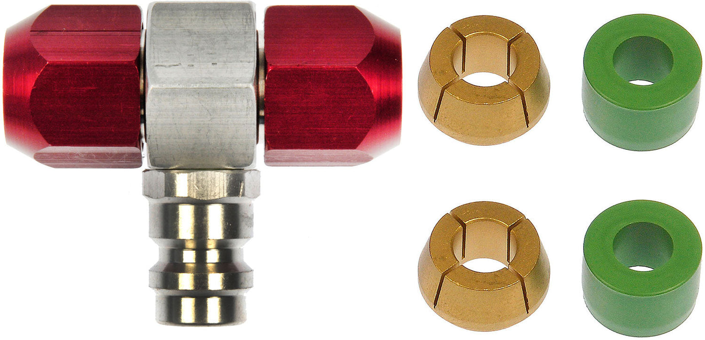 Service Port Tee For 3/8 High Pressure Side Line - Dorman 800-967