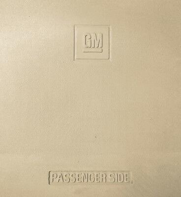 OEM Genuine Vinyl Floor Mat Tan Passenger Side w/GM Logo 90-99 Trucks pickups