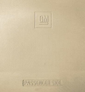 OEM Genuine Vinyl Floor Mat Tan Passenger Side w/GM Logo 90-99 Trucks pickups